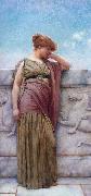 John William Godward, Godward Leaning on the Balcony